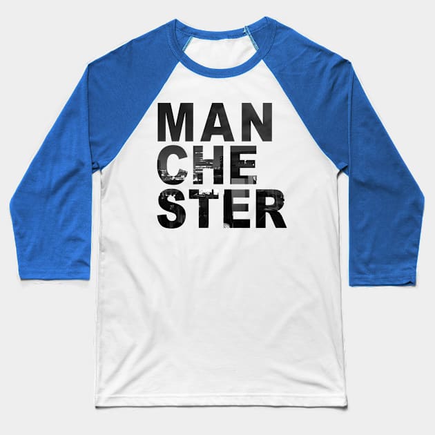 Manchester Baseball T-Shirt by RobinBegins